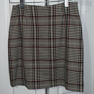 H&M plaid miniskirt